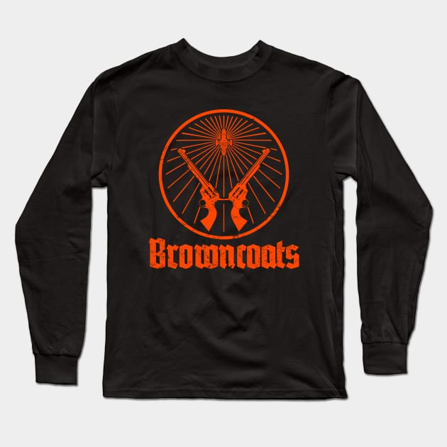 BROWNCOATS DISTRESSED Long Sleeve T-Shirt by karmadesigner